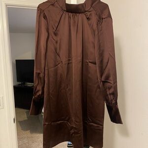 Satin Mini Dress (Size S)